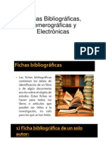 Fichas Bibliográficas y Hemerográficas