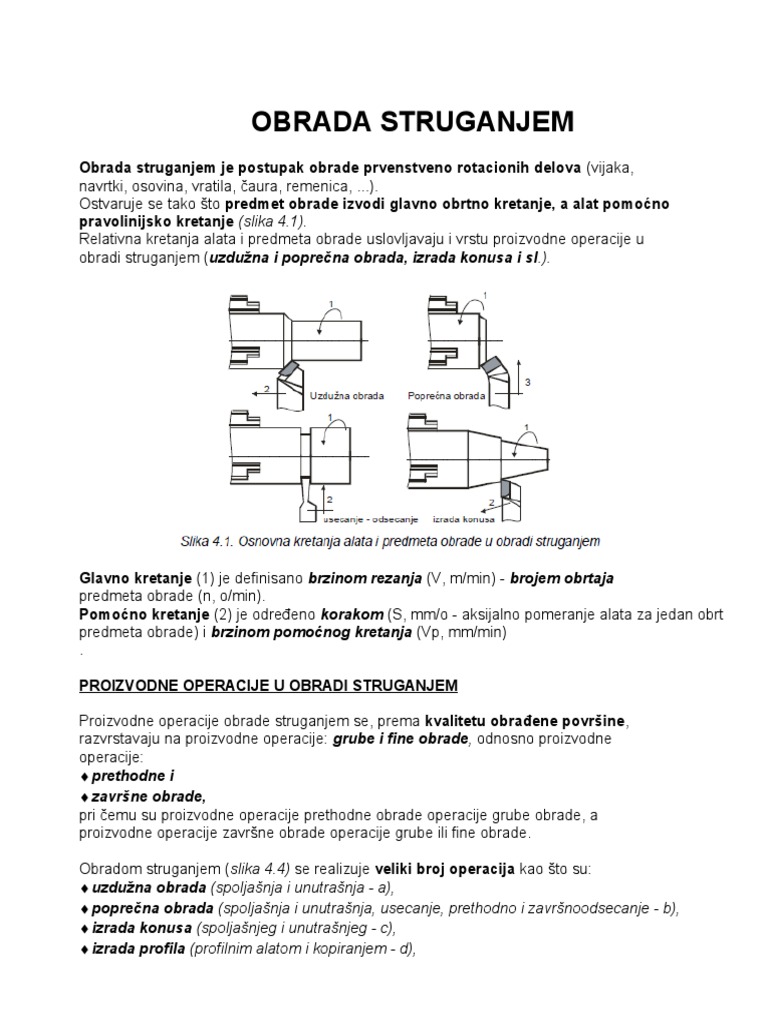Obrada Struganjem | PDF