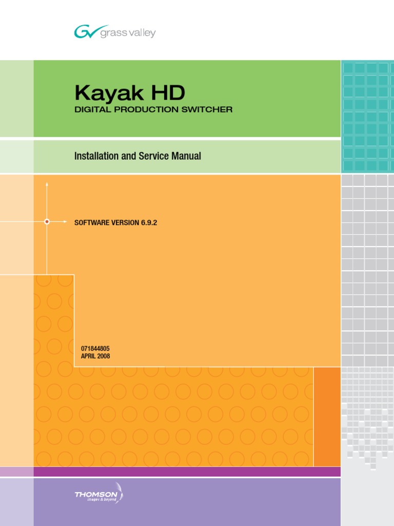 Kayak HD: Installation and Service Manual | PDF | Electromagnetic
