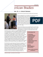 Department of American Studies 2012 Newsletter