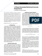 ACI Seismic Behavior of Shear Dominated