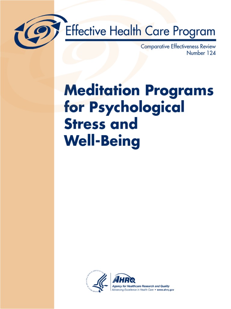 Meditation Report 140106 | PDF | Meditation | Clinical Trial