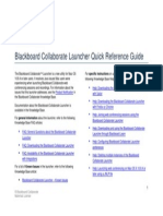 Blackboard Collaborate Launcher Quick Reference Guide
