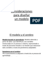 Consideraciones Modelo Neuronal