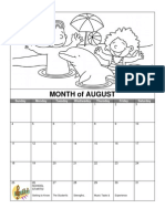 Month of August