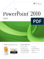 PowerPoint 2010 Basic (Student Manual) Mantesh
