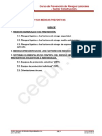 PRL contrucción - Anexo I - Riesgos Generales y sus medidas preventivas