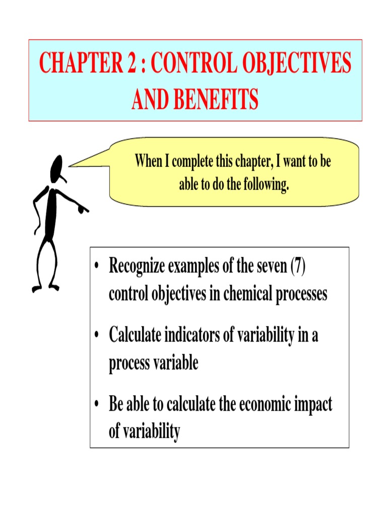 Control Objectives in Chemical Processes | PDF