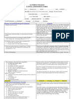 Lilly Lo Field Self Assessment 2