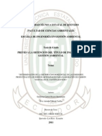 Determinacion de La Distribucion Horizontal de Las Emisiones Producidas en Los Hornos Artesanales Para La Elaboracion de Carbon Vegetal en El Canton Quevedo