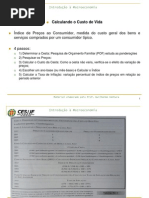 Introdução à Macroeconomia - Calculando o Custo de Vida