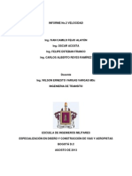 Informe No. 2 Velocidades, Acosta-Franco-Feijo-Reyes
