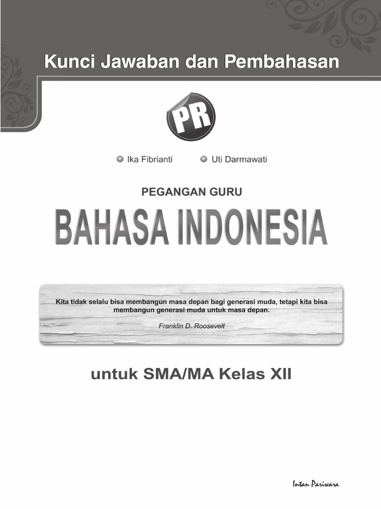 01 Kunci Jawaban Bahasa Indonesia Kelas 12 Copy
