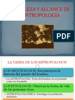 Naturaleza y Alcance de La Antropologia