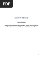 Rhapsody in Blue - Extended Essay