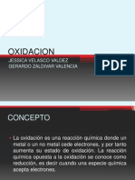 OXIDACION