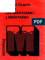 Guerin Daniel para Un Marxismo Libertario Proyeccion 1973 Ensayo Socialismo Anarquismo