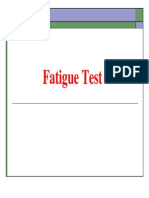 Fatigue Test SN Curve