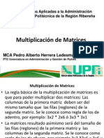 Multiplicación de Matrices