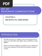 Microwave Amplifiers