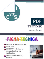 Test DISC Ficha Técnica