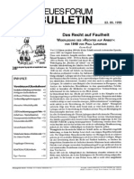 1995-05 Neues Forum Bulletin 39