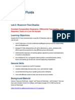 Lab 5 Reservoir Fluid Studies