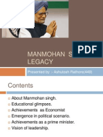Manmohan  Singh’s Legacy