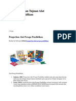 Pengertian Dan Tujuan Alat Peraga