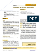 Normas y Prácticas Recomendadas API en Fluidos de Perforación