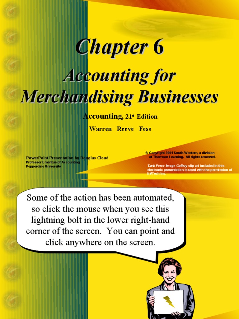 Accounting for Merchandising Businesses Revenue Expense