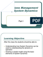 Operations Management Using System Dynamics