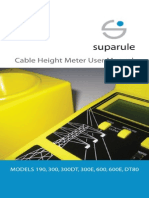 Cable Height Meter User Manual