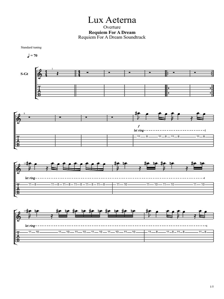 Requiem for a Dream Lux Aeterna (Requiem of a Dream Main