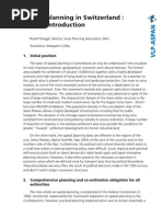 Spatial planning in Switzerland