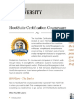 HootSuite University Certified Curriculum