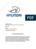 Hyundai Motor India Direct Recruitments Offer