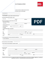 HDFC ERGO General Insurance Company Limited: Critical Illness - Claim Form