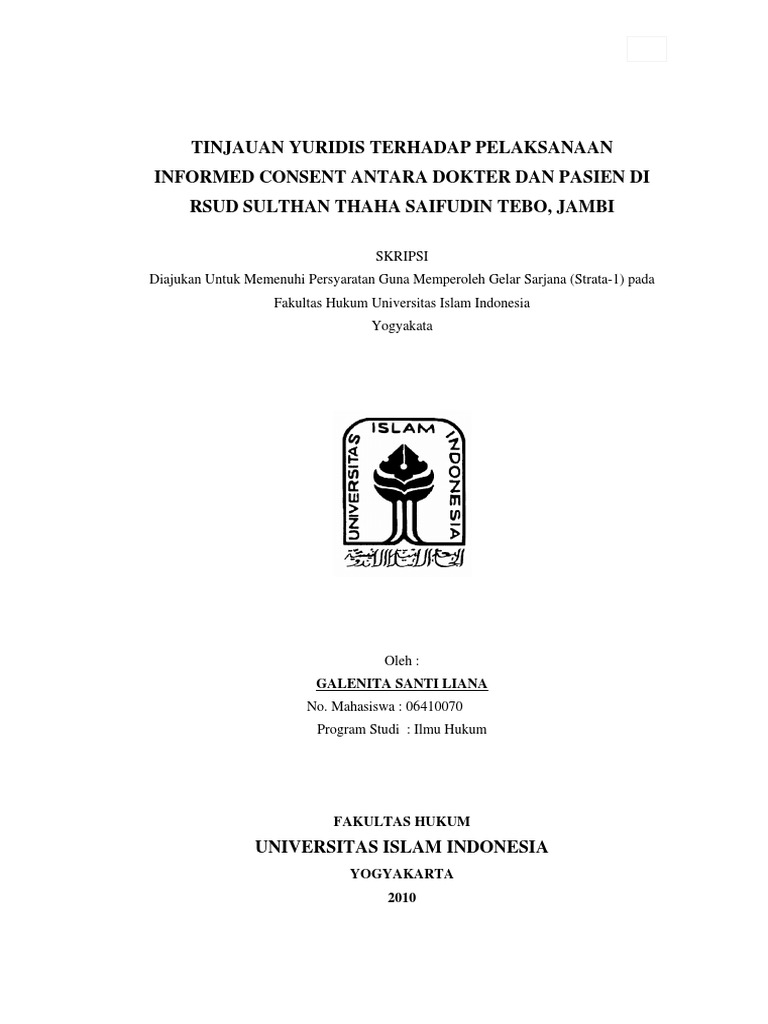 Skripsi Fakultas Hukum Uii Pejuang Skripsi