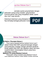 Hukum Syar'i