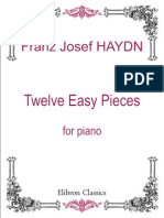 Haydn - Doce Piezas Faciles para Piano