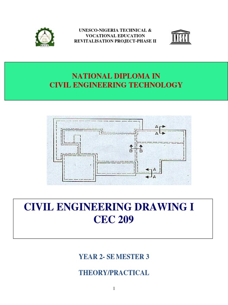 Civil Engineering Drawing Course Outline | PDF | Technical Drawing ...