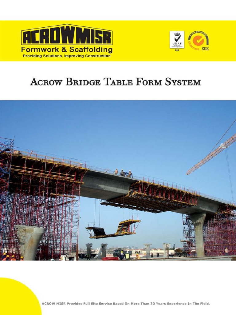 Acrow Bridge Formwork | PDF