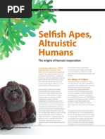 Download Selfish Apes Altruistic Humans by stanscimag SN21544307 doc pdf
