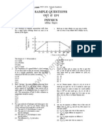 RPET 2014 Sample Question Paper