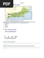 escala gráfica 7º ano