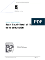 Jean Baudrillard El Filosofo de La
