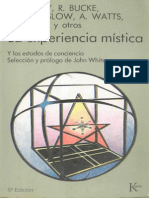 White John La Experiencia Mistica Y Los Estados de Conciencia Wilber Maslow Watts Huxley PDF