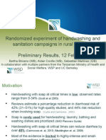 WSP Handwashing and Sanitation Results