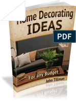 Home Decor Ideas-Any Budget